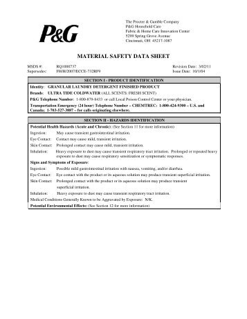 mr clean with febreze freshness antibacterial procter gamble febreze msds sheet