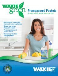 Premeasured Packets - WAXIE Sanitary Supply