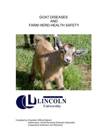 goat diseases and farm herd-health safety - Lincoln University