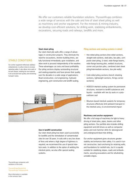 Brochure Minerals & Mining (PDF, 25.2MB) - Thyssenkrupp