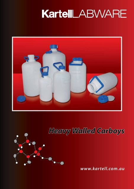 Heavy Walled Carboys & Aspirators - Kartell Labware Website ...