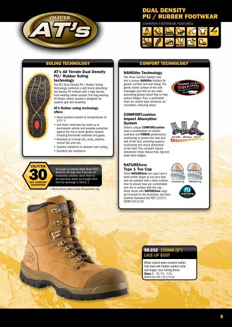 USA FOOTWEAR CATALOGUE - Oliver Safety Boots