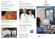 Innere Medizin und Intensivmedizin - St. Agatha-Krankenhaus gGmbH