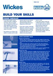 Build your skills - Wickes