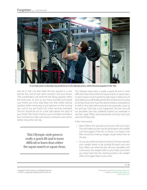 JOURNAL - CrossFit