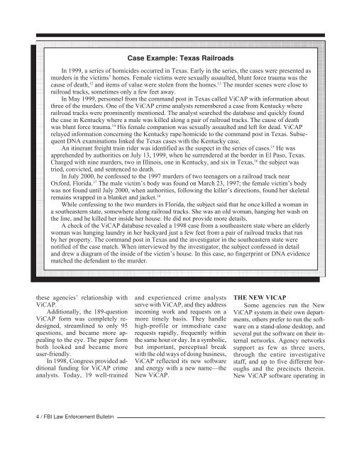 F B I Law Enforcement Bulletin - June 2003 Issue