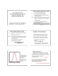 Rule of sample proportions (p. 359) Rule of sample means (p. 363 ...