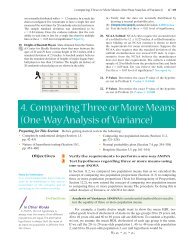 4. Comparing Three or More Means - Napa Valley College