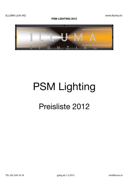 PSM Lighting - Illuma