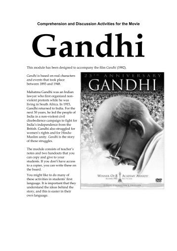 Gandhi - The Curriculum Project