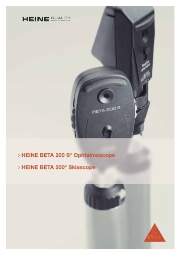 9 HEINE BETA 200 ® Skiascope - 384 products in total