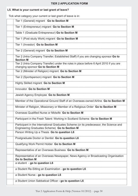 Tier 2 Application Form - UK Border Agency - the Home Office