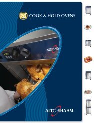 Cook & Hold ovens - Alto-Shaam