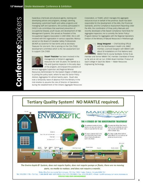 Volume 13, Issue 1 - Ontario Onsite Wastewater Association