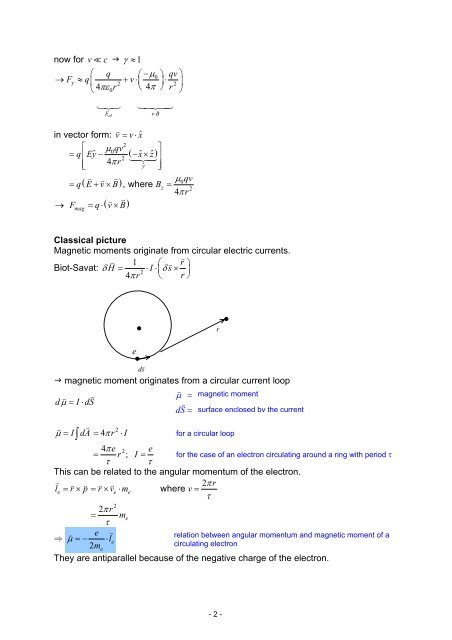 Magnetism 1