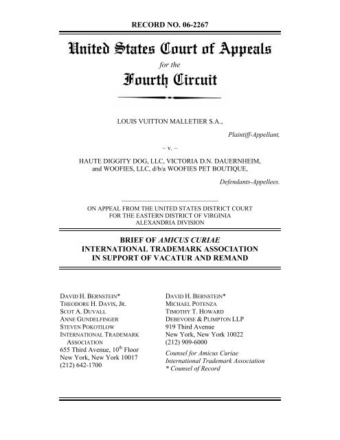 LOUIS VUITTON MALLETIER S.A., Plaintiff-Appellant, v. HAUTE