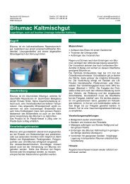 Bitumac Kaltmischgut - Neuteerbit AG