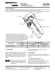 Under Carpet PRO-CRIMPER II Hand Tool Assembly 91384-1