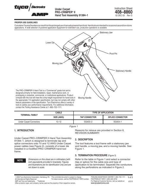 90546-1 TE Connectivity | TE Connectivity Pro-Crimper III | 782-1104 | RS