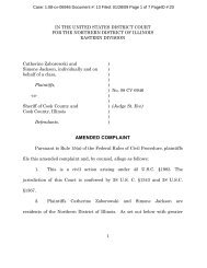Zaborowski v. Sheriff of Cook County - Amended ... - Clearinghouse