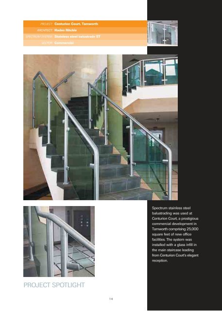 MODULAR HANDRAIL AND BALUSTRADING SYSTEMS - Neaco