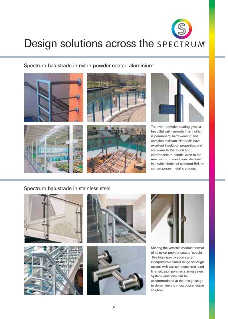 MODULAR HANDRAIL AND BALUSTRADING SYSTEMS - Neaco