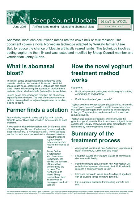 Abomasal Bloat Nzagbiz