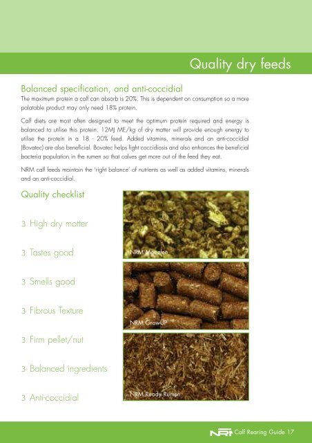 Calf Rearing Guide - NRM