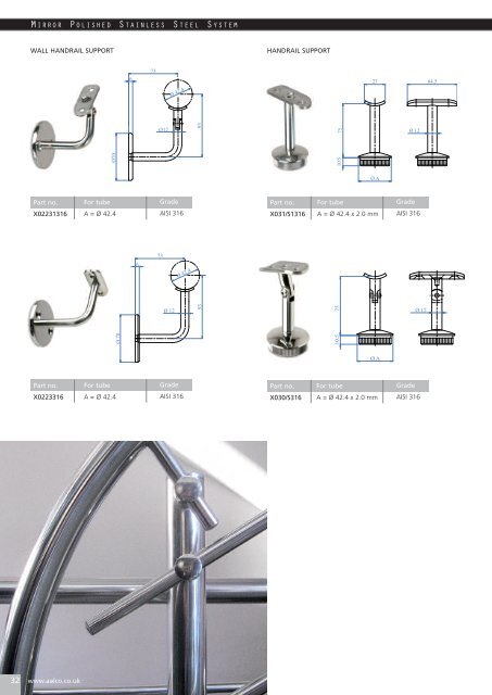 Stainless Handrail Systems - Amari Ireland