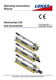 Operating instructions Rescue Hand pump LH2 and accessories