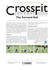 The Forward Roll - CrossFit