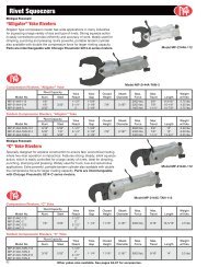 Rivet Squeezers - Michigan Pneumatic Tool, Inc.