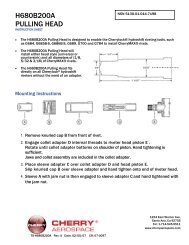 H781-456 OFFSET PULLING HEAD