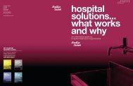 hospital solutions...what works and why - Ideal Standard