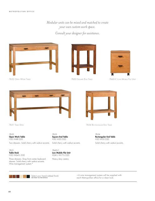 Modern Catalog - Stickley