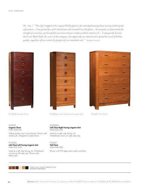 Modern Catalog - Stickley