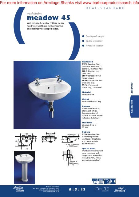 Washbasins - BD Online Product Search