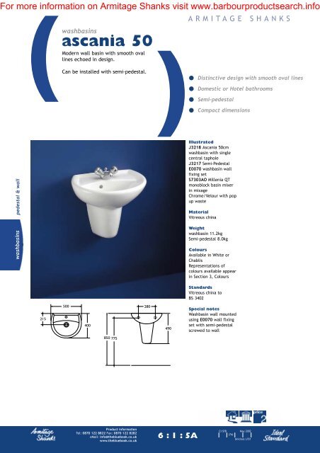 Washbasins - BD Online Product Search