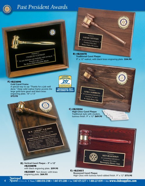 Award Plaques