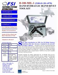 d-100-mil-1 (5180-01-201-4978) hand hydraulic blind rivet tool kit