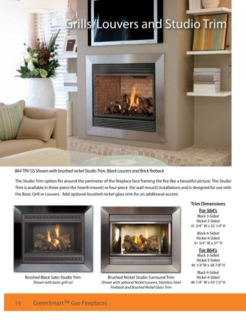 Gas Fireplace Brochure - Fireplaces