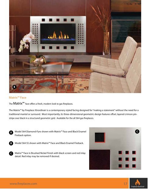 Gas Fireplace Brochure - Fireplaces