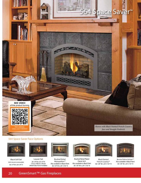 Gas Fireplace Brochure - Fireplaces