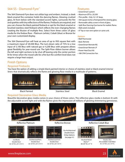 Gas Fireplace Brochure - Fireplaces