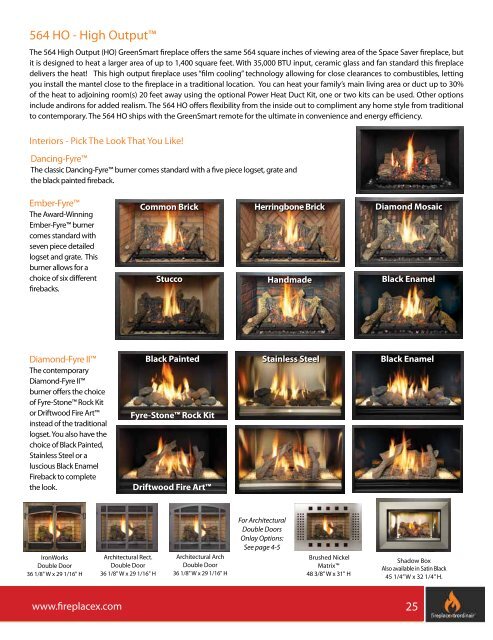 Gas Fireplace Brochure - Fireplaces