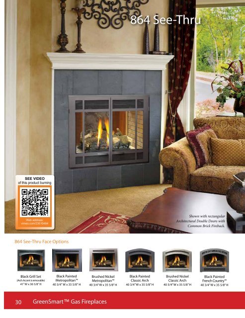 Gas Fireplace Brochure - Fireplaces