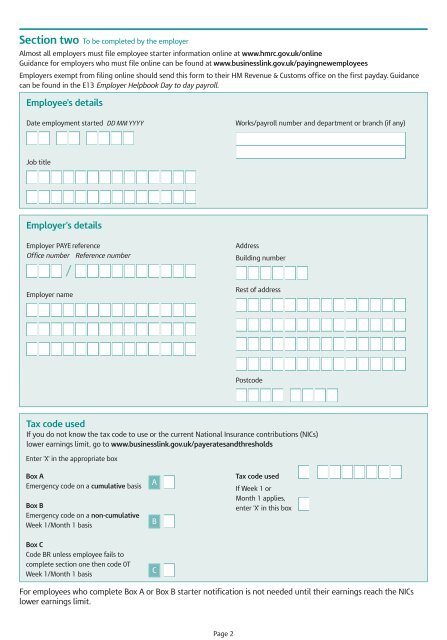 Nice Files Store HM REVENUE AND CUSTOMS P46 FORM FREE DOWNLOAD