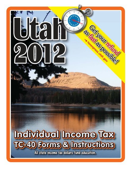 TC-40 Instructions - Utah State Tax Commission - Utah.gov