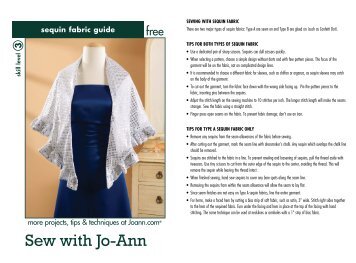 Sew with Jo-Ann - Joann.com