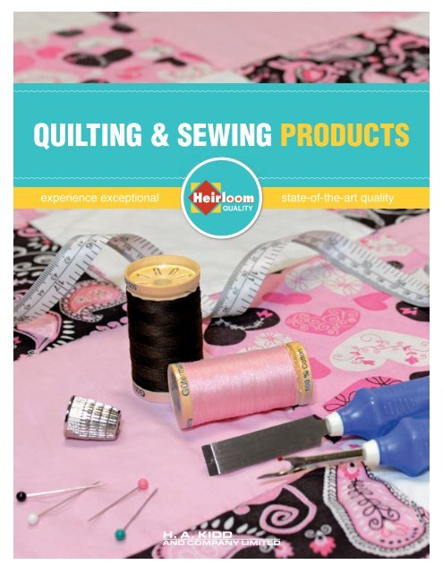 QUILTING & SEWING PRODUCTS